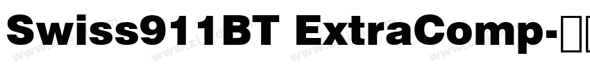 Swiss911BT ExtraComp字体转换